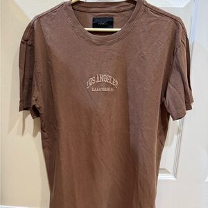 PacSun Los Angeles Brown Tee
